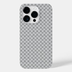 Funda Para iPhone 14 Pro De Case-Mate Protector de iPhone blanco con cuadros pequeños