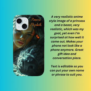 Funda Para iPhone 15 Protector de una princesa