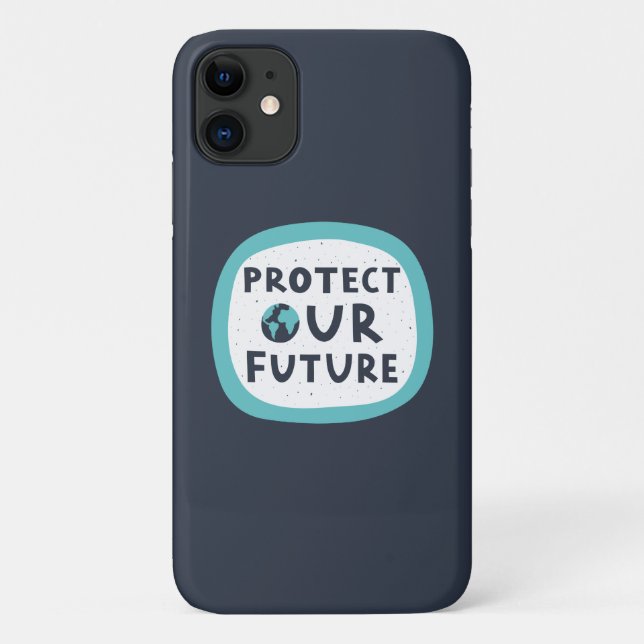Funda De Case-Mate Para iPhone Proteger nuestro futuro (Reverso)