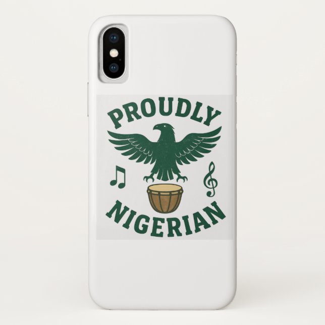 Funda De Case-Mate Para iPhone Proudly Nigerian Case – Bold. Strong. Unapologetic (Reverso)