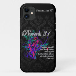 Funda Para iPhone 11 Proverbios 31 mujeres cristianas bíblicas