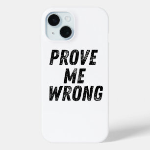 Funda Para iPhone 15 Prueba de maletín telefónico incorrecto Typogr M