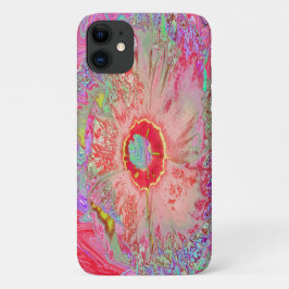 Funda Para iPhone 11 Psicodelia del arco iris retro