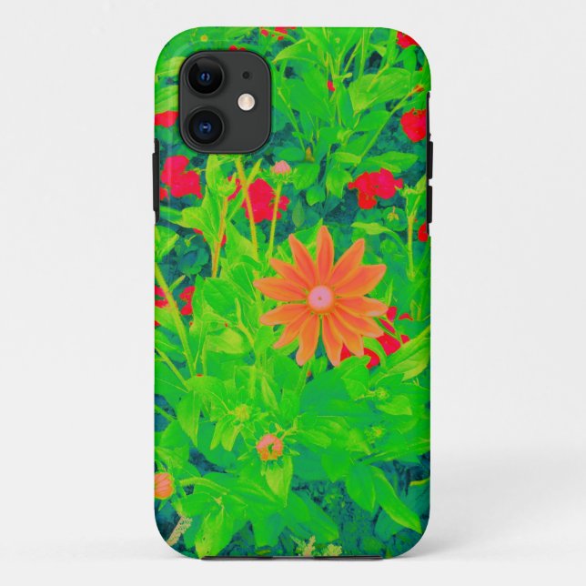 Funda De Case-Mate Para iPhone Psicodelic Flower Bed 01 (Reverso)