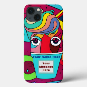 Funda Para iPhone 13 Psicodélico