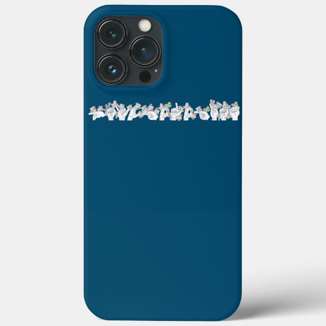 Funda De Case-Mate Para iPhone Psicólogo de la American Rótulo ASL  (Reverso )