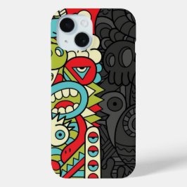 Funda Para iPhone 15 Psychedelic Patterns