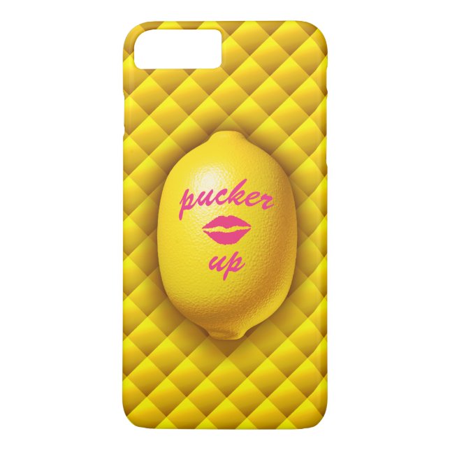 Funda De Case-Mate Para iPhone Pucker Up Lemon iPhone 7 (Reverso)