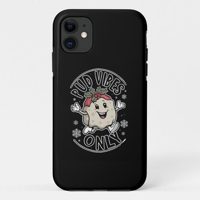 Funda De Case-Mate Para iPhone Pud Vibes solo Navidades graciosos (Reverso)