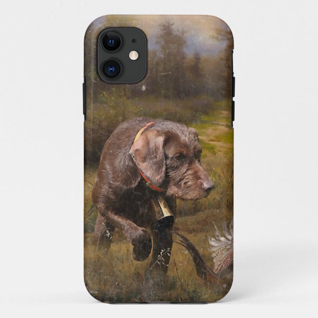 Funda De Case-Mate Para iPhone Pudelpointers, faisán de caza (Reverso)