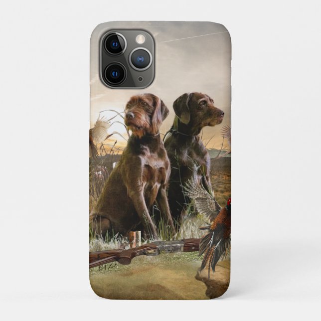 Funda De Case-Mate Para iPhone Pudelpointers, faisán de caza (Reverso)