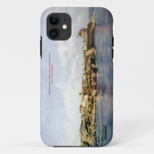 Funda Para iPhone 11 Pueblo costero/Pobo costeiro/Coastal town