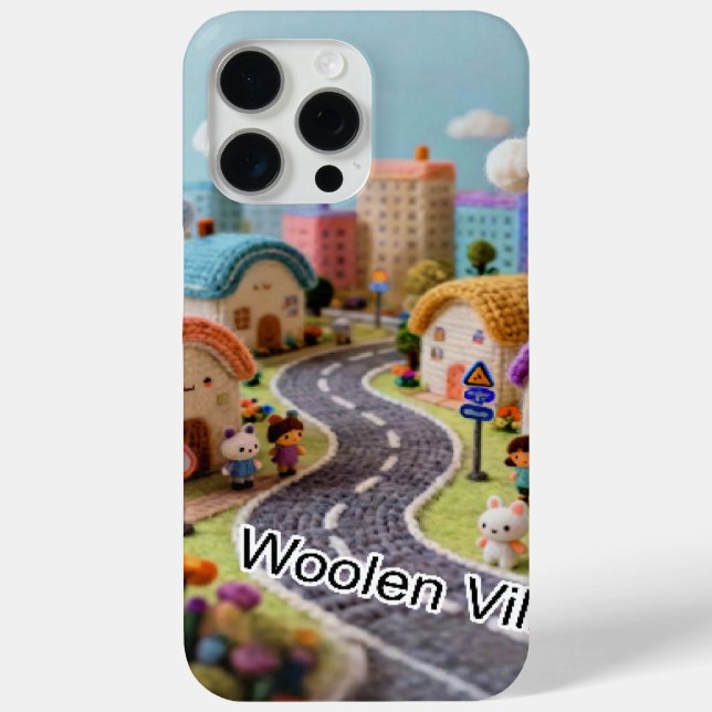 Funda De Case-Mate Para iPhone Pueblo de lana  (Reverso )