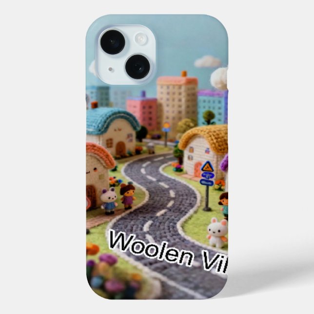 Funda De Case-Mate Para iPhone Pueblo de lana  (Reverso )