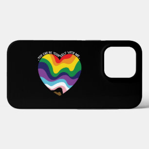 Funda Para iPhone 13 Pro Puedes ser tú mismo conmigo LGBT Transexual Gay