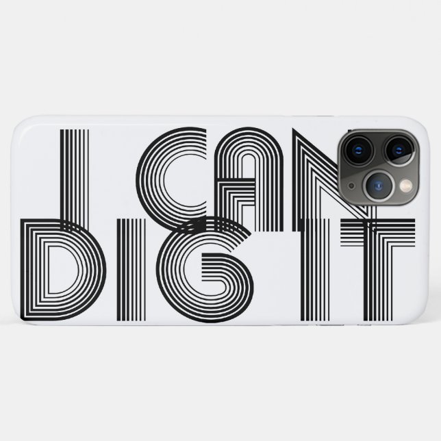 Funda De Case-Mate Para iPhone Puedo cavar la cubierta del estuche para iPhone (Reverso (horizontal))