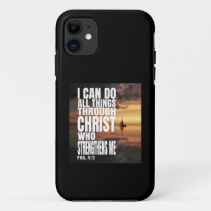 FUNDA PARA iPhone 11 PUEDO HACER TODAS LAS COSAS A TRAVÉS DE CRISTO QUE