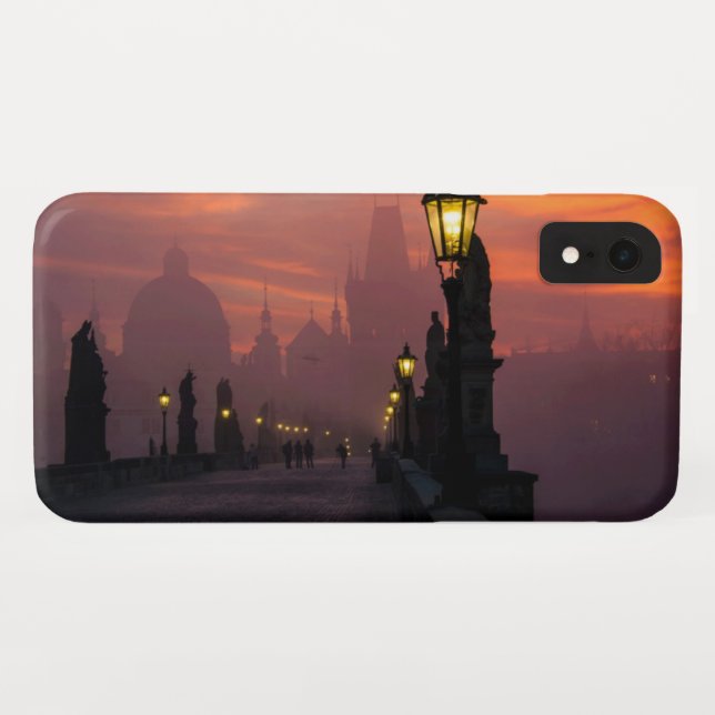 Funda De Case-Mate Para iPhone Puente Carlos Praga (Reverso (horizontal))