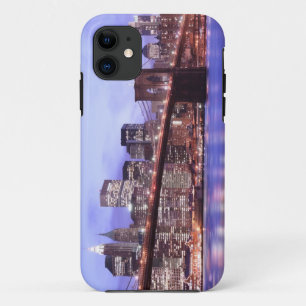 Funda Para iPhone 11 Puente de Brooklyn y horizonte de Manhattan en la