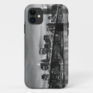Funda Para iPhone 11 Puente de Brooklyn y horizonte de Manhattan en la
