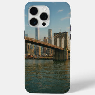 Funda Para iPhone 15 Pro Max Puente de Brooklyn y horizonte de NYC