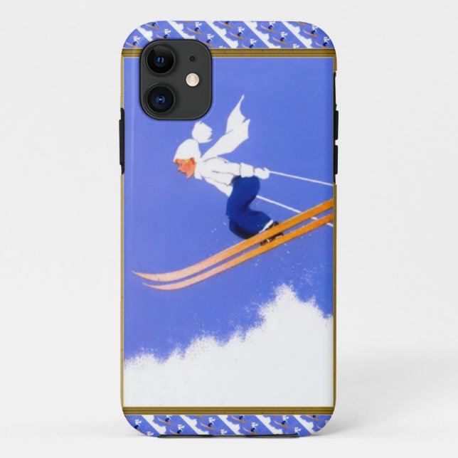 Funda De Case-Mate Para iPhone Puente de esquí (Reverso)