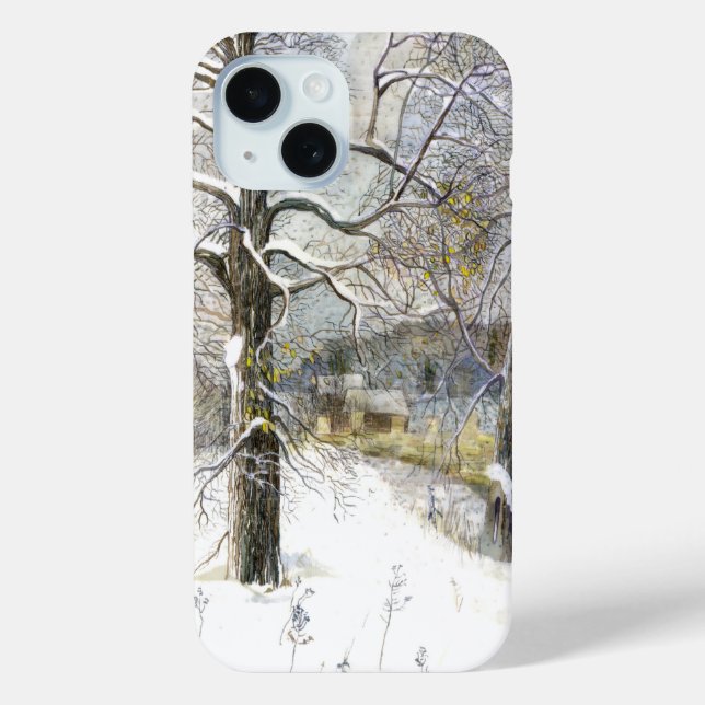 Funda De Case-Mate Para iPhone puente de invierno (Reverso )
