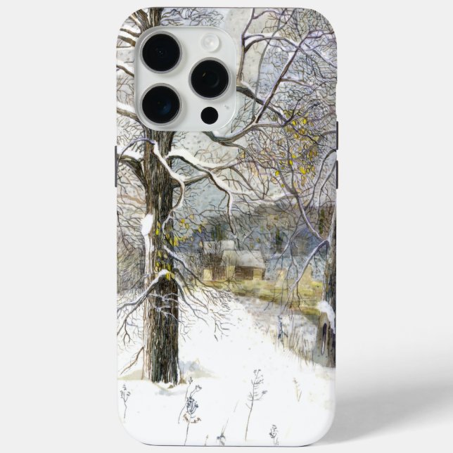 Funda De Case-Mate Para iPhone puente de invierno (Reverso )