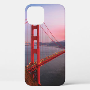 Funda Para iPhone 12 Puente de la puerta de oro tira almohada