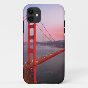 Funda Para iPhone 11 Puente de la puerta de oro tira almohada