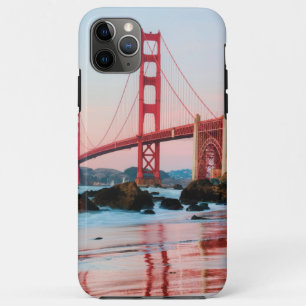 Funda Para iPhone 11 Pro Max Puente de la puerta de oro tira almohada