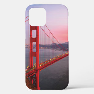 Funda Para iPhone 12 Puente de la puerta de oro tira almohada