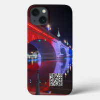 Puente de Londres en blanco rojo y azul