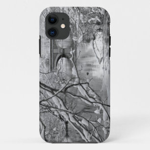 Funda Para iPhone 11 Puente del arco sobre el río congelado en inviern