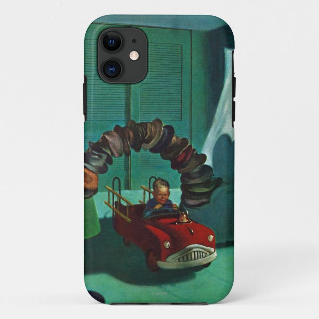 Funda De Case-Mate Para iPhone Puente del gorra (Reverso)
