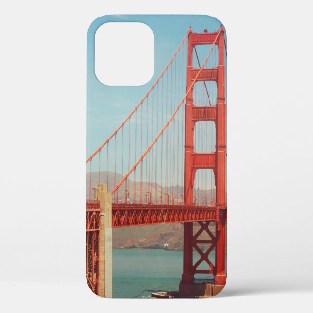 Funda De Case-Mate Para iPhone Puente dorado (Reverso )