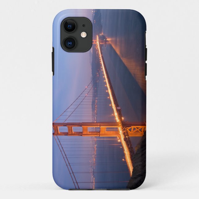 Funda De Case-Mate Para iPhone Puente Golden Gate al atardecer (Reverso)