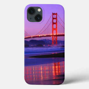 Funda Para iPhone 13 Puente Golden Gate en la playa del panadero en el