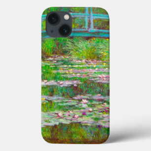Funda Para iPhone 13 Puente japonés de Monet y los lirios de agua