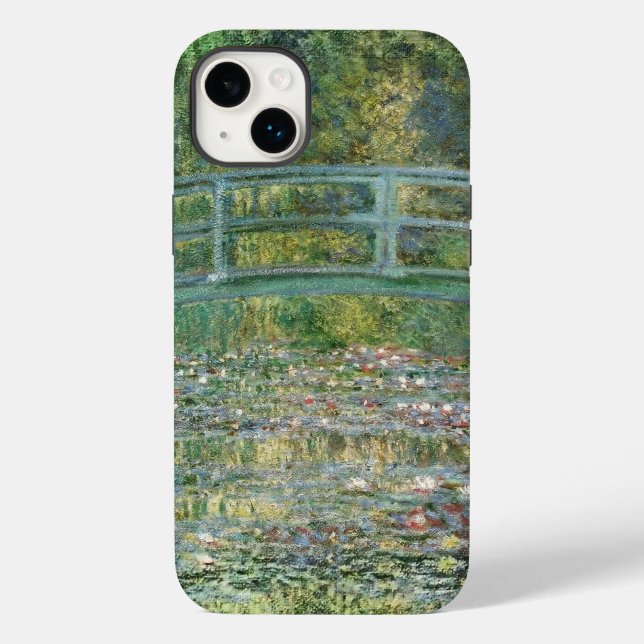 Funda De Case-Mate Para iPhone Puente Japonés Nenúfar Arte de Claude Monet (Reverso )
