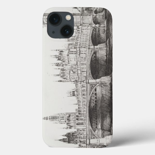 Funda De Case-Mate Para iPhone Puente Londres Reino Unido de Westminster. (Reverso)