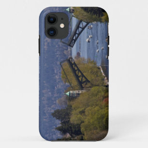 Funda Para iPhone 11 Puente Montlake y Montañas Cascade