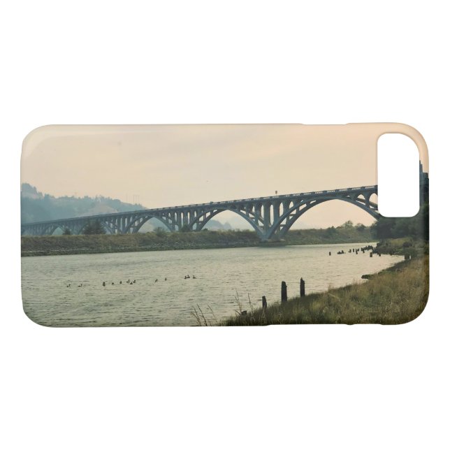 Funda De Case-Mate Para iPhone Puente Patterson, Gold Beach, Oregon (Reverso (horizontal))