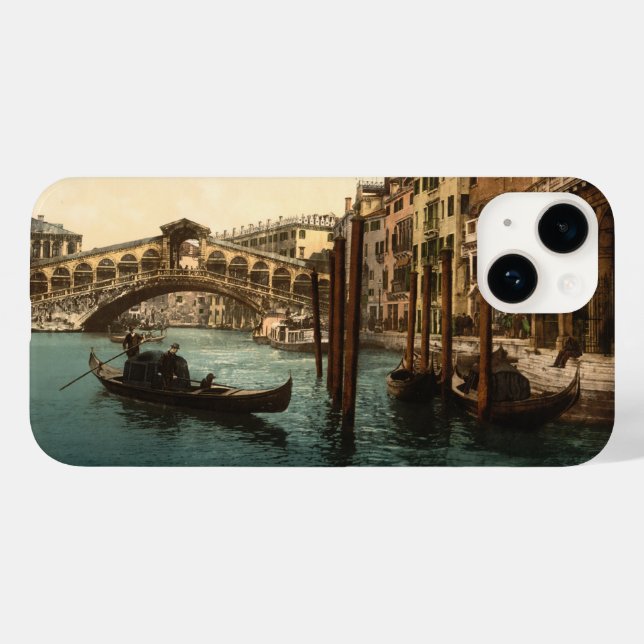 Funda De Case-Mate Para iPhone Puente Rialto I, Venecia, Italia (Reverso  (Horizontal))