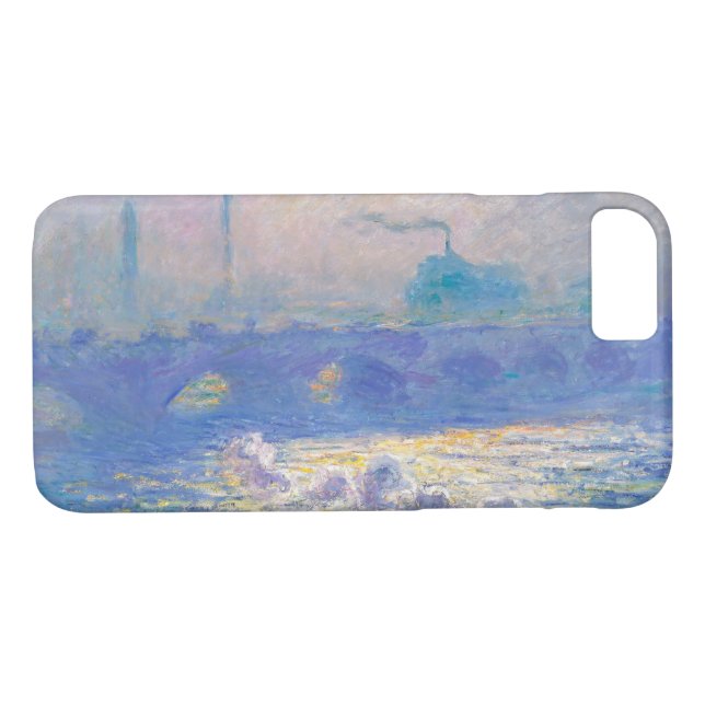 Funda De Case-Mate Para iPhone Puente Waterloo (Londres), Monet (Reverso (horizontal))