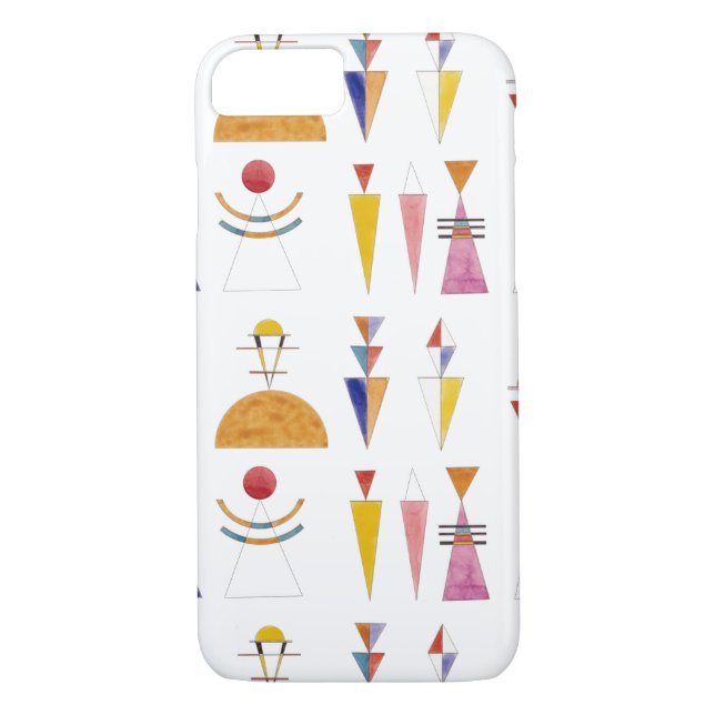Funda De Case-Mate Para iPhone Puerta de acuarela de Kandinsky (Reverso)