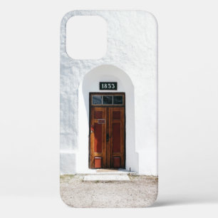 FUNDA PARA iPhone 12 PUERTA DE MADERA CERRADA EN 1852 A LA HORA DEL DÍA