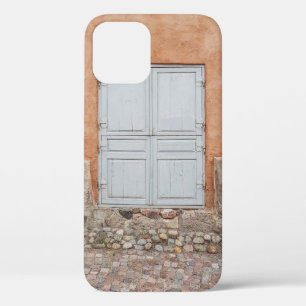 FUNDA PARA iPhone 12 PUERTA DE MADERA GRIS