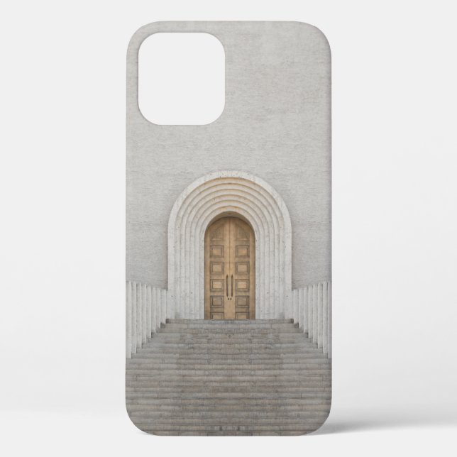 FUNDA DE Case-Mate PARA iPhone PUERTA DE MADERA MARRÓN (Reverso )
