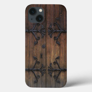 Funda Para iPhone 13 Puerta de madera vieja hermosa